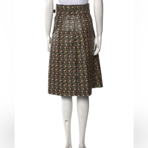 Philosophy di Lorenzo Serafini Floral Print Belted A-Line Skirt - Picture 4 of 4